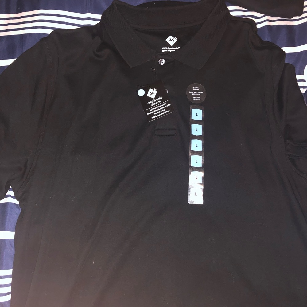 Members Mark Black Polo